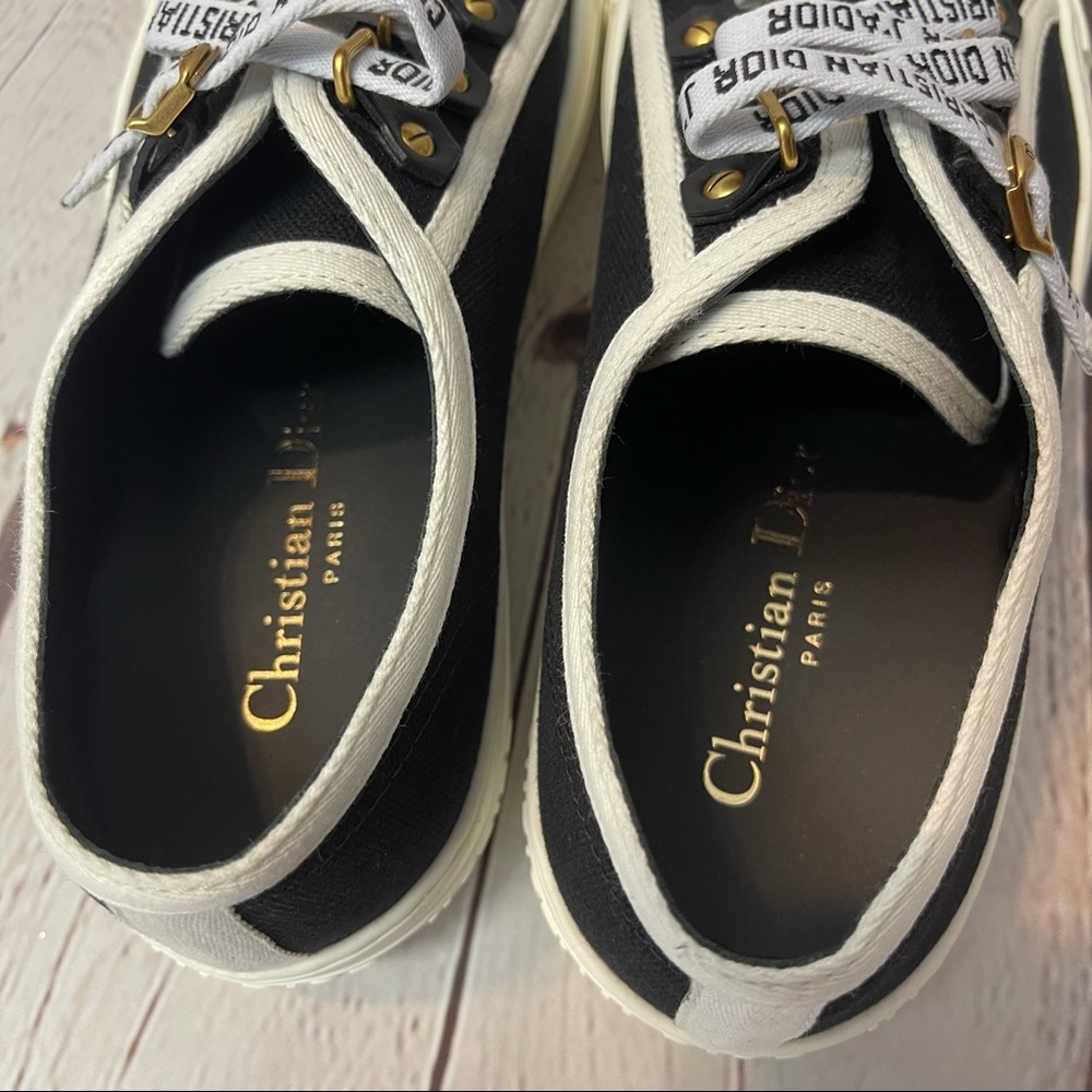 🔥 Christian Dior Walk N Dior black sneakers size 37 - Picture 9 of 13